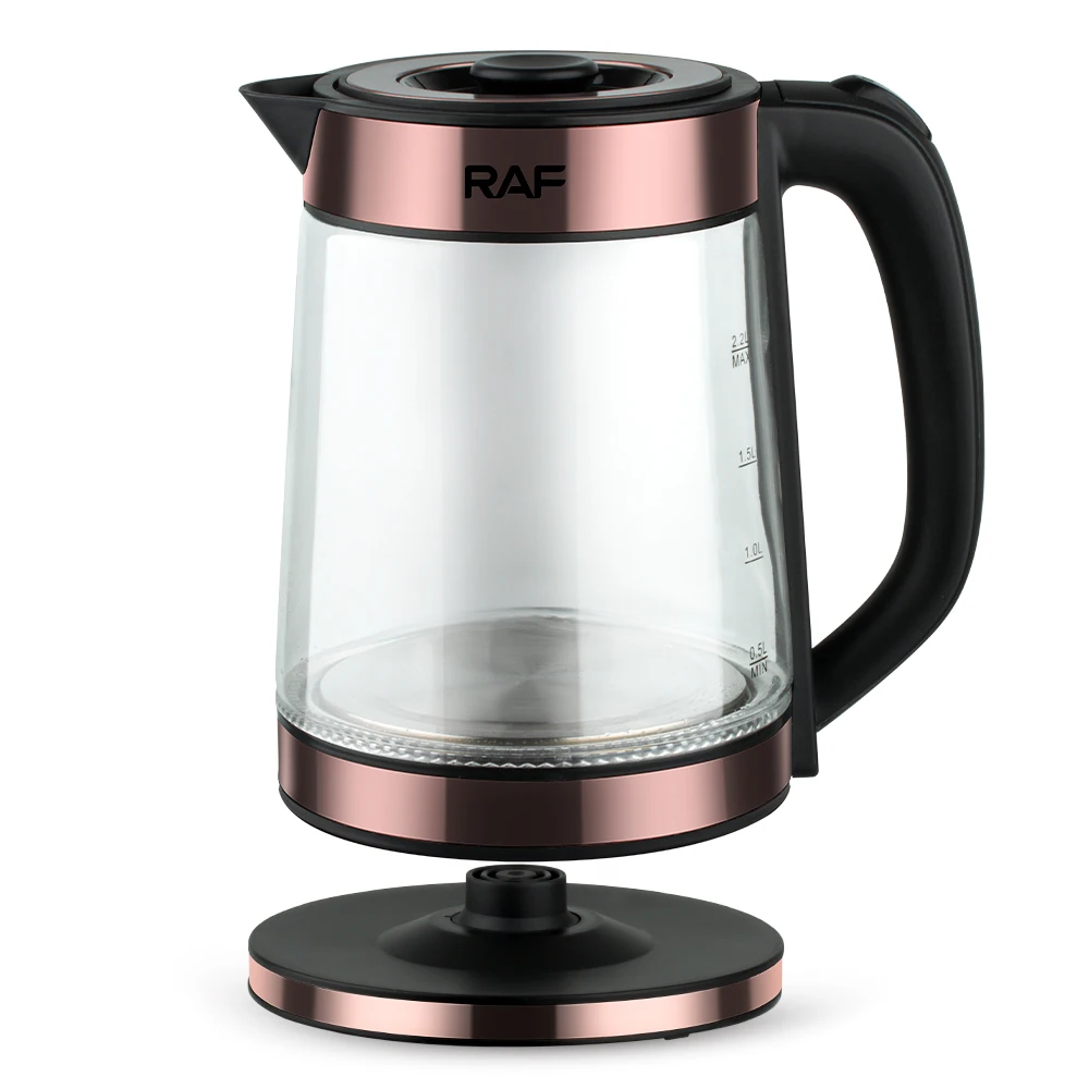 EU Plug Household High Borosilicate Glass 2.5L Electric Kettle