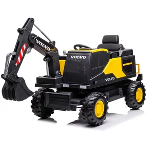 Big Ride on Car for Kids Licensed 12V Electric Excavator With Remote Control