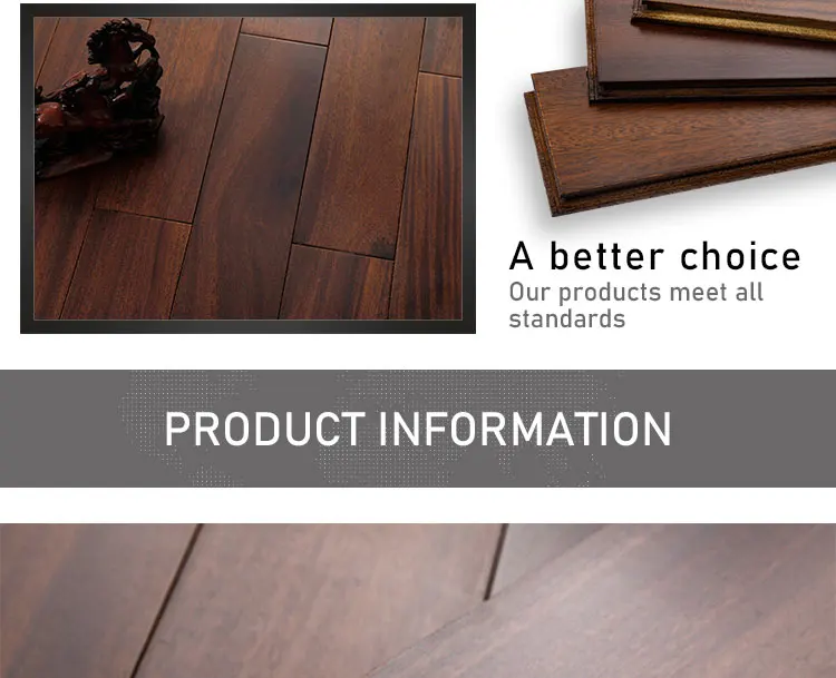 Wholesale Lroko Indoor Locking Solid Wood Flooring Bedroom Living Room 18mm Log Flooring