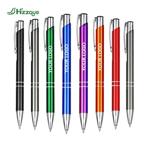 Wholesale Promotion Novelty Metal Ballpoint Pens Custom Laser Engraved Print with Branded Logo for Gift