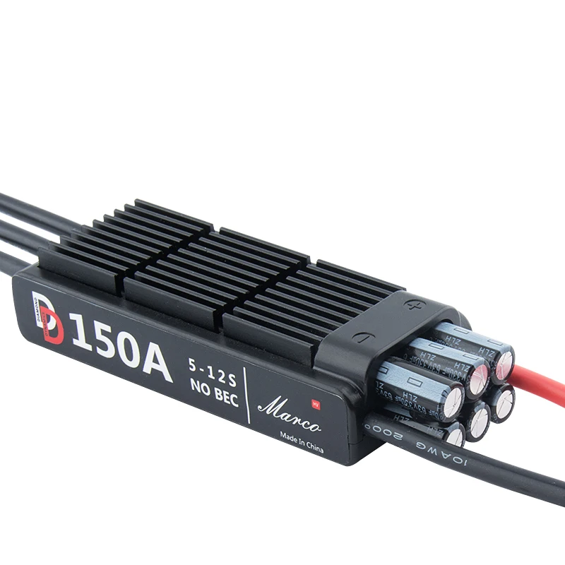 DD 150A Brushless ESC supports 5-12S for RC drones and hydrofoils