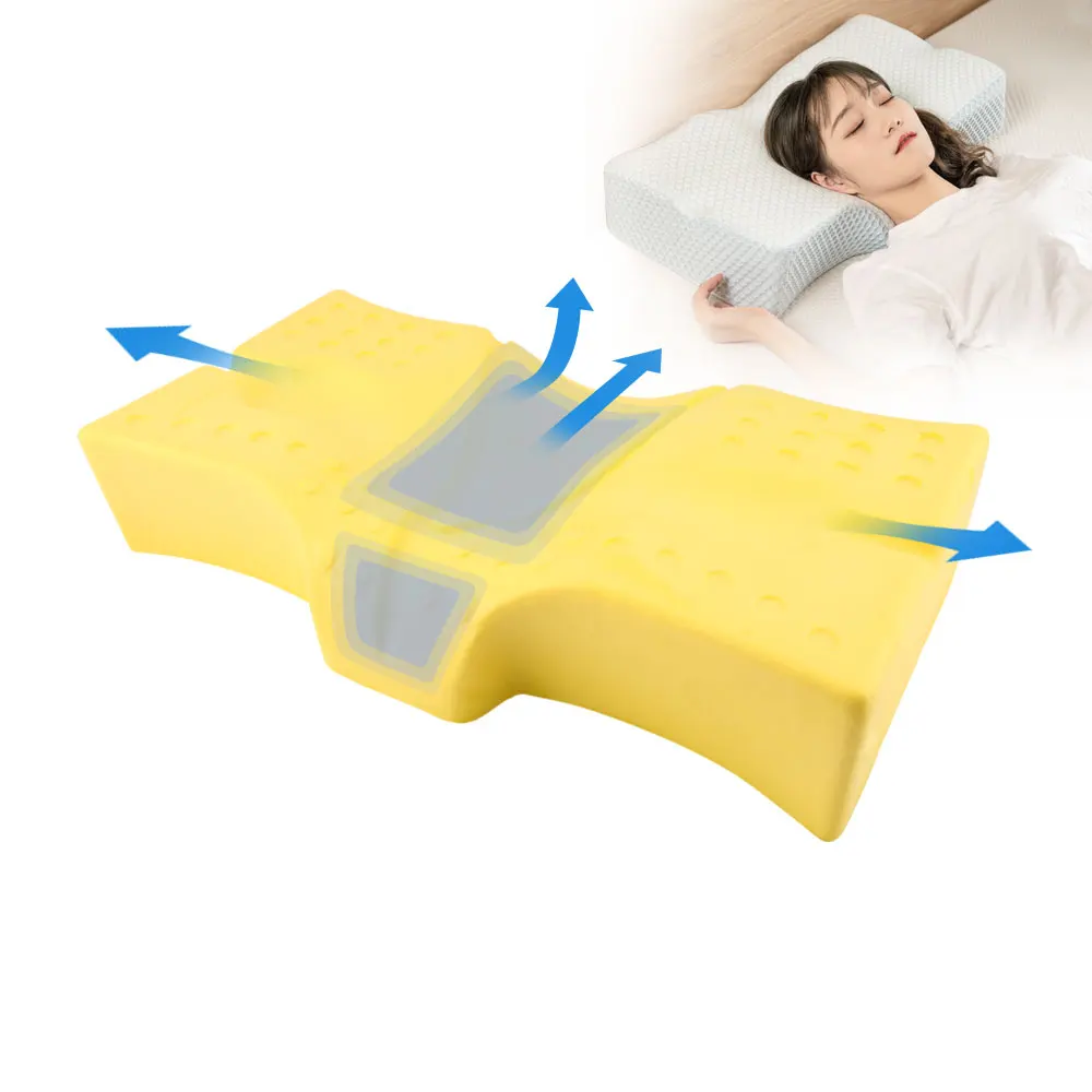 Almohada De Espuma Viscoelástica Para Dormir Cojín De Almohada De Espuma Viscoelástica Para Dormir Cojín De