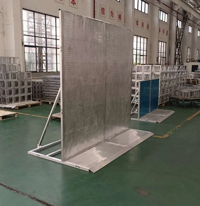 Portable Heavy-Duty Aluminum Crowd Control Barrier Outdoor Event ...