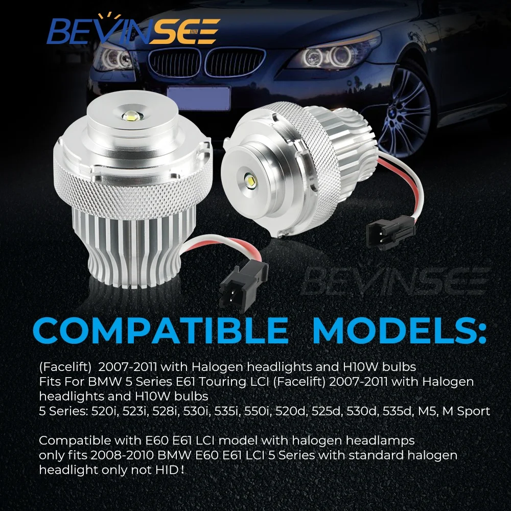 LCI LED Headlights - BMW E60 M5 & 5 Series Sedan