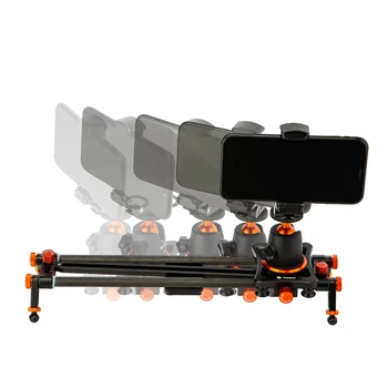 FOTOPRO Track Camera Slider Thickened Video Filmming Slide Rail Track Easy Carry Storage Carbon Fiber Camera Slider detail image