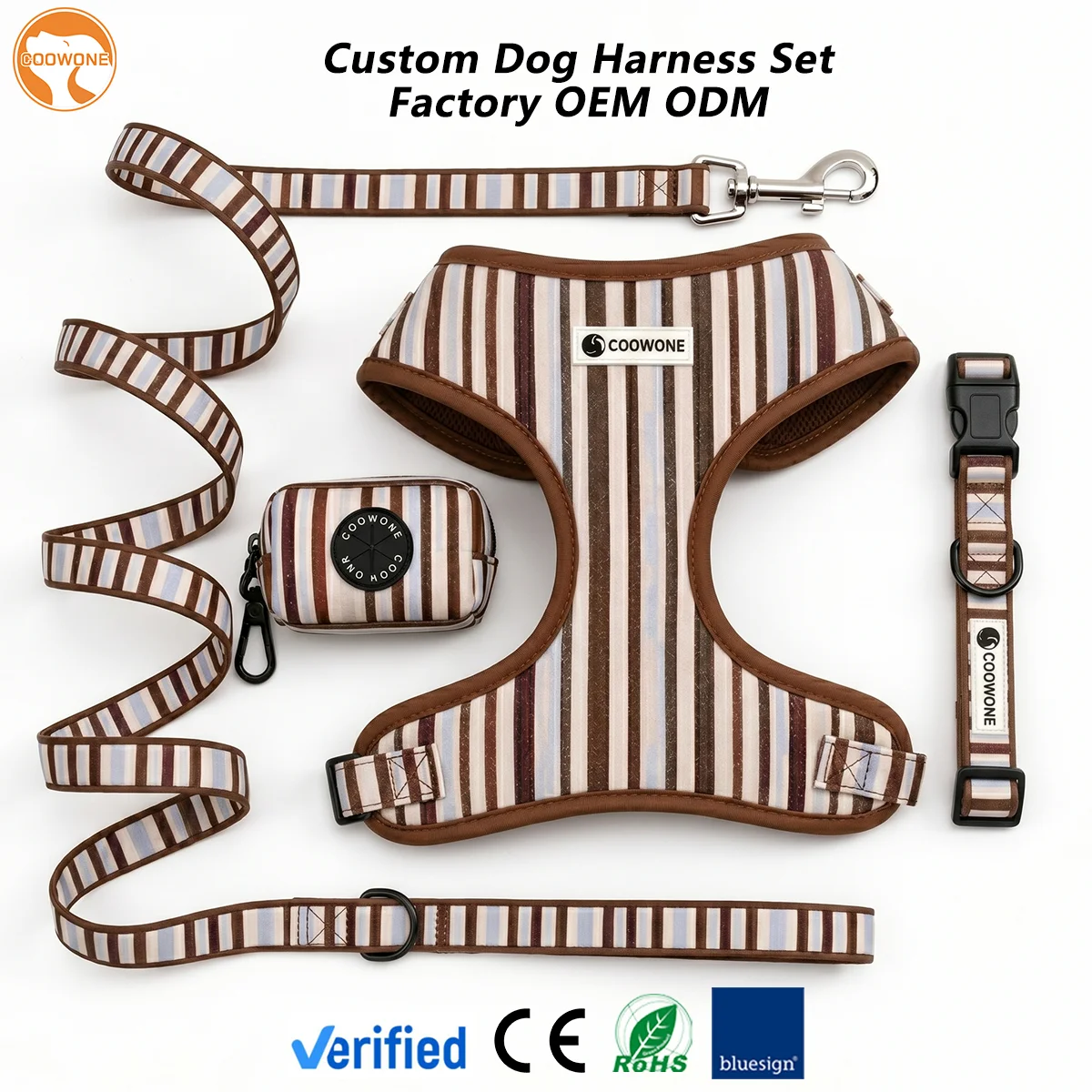Wholesale Custom Neoprene Dog Harness Set – No-Pull OEM Supplier H2680c08493434eb0a26dc3f90d0a13ede