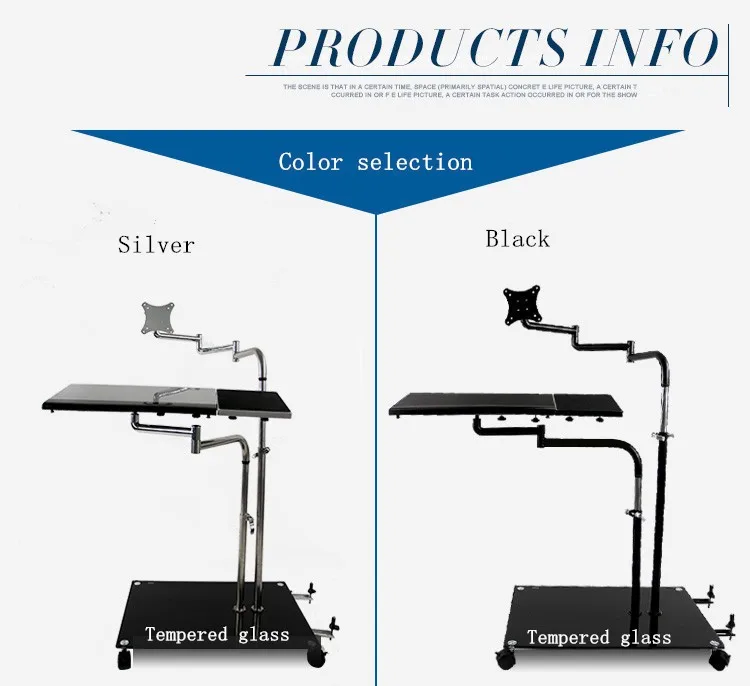 Adjustable Laptop Stand & Holder - Rotating Sofa Desk for Monitors ...
