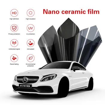 Car Window 3M Quality Sun Block Hd-cr 2mil 2ply Nano Ceramic Film Heat Rejection 98% Solar Window Film