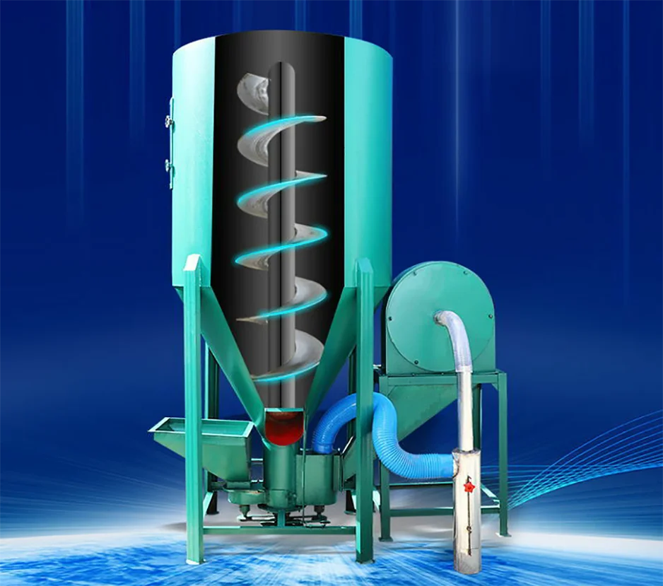 3002000kg/h Vertical Farm Chicken Feed Machine Mixer And Crusher