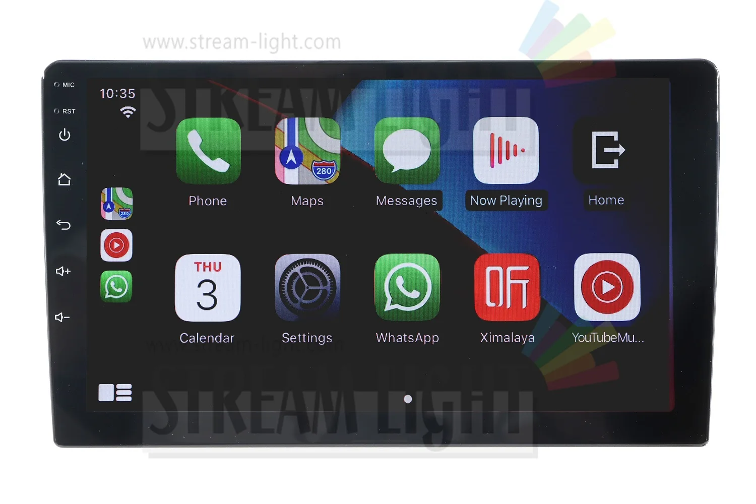 Linux System UNIVERSAL Model GPS Navigation Radio in Automotive Support IOS and Android Carplay HiFi Sound Stereo Effect