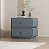 [c2 double bois massif] gris bleu (droite)