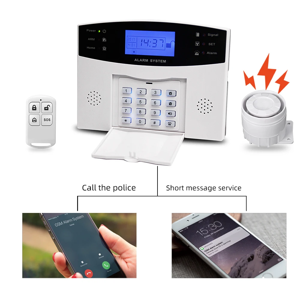 Pgst Pg500 Mobile App Gsm Wifi Intelligent Intruder Anti Theft Home