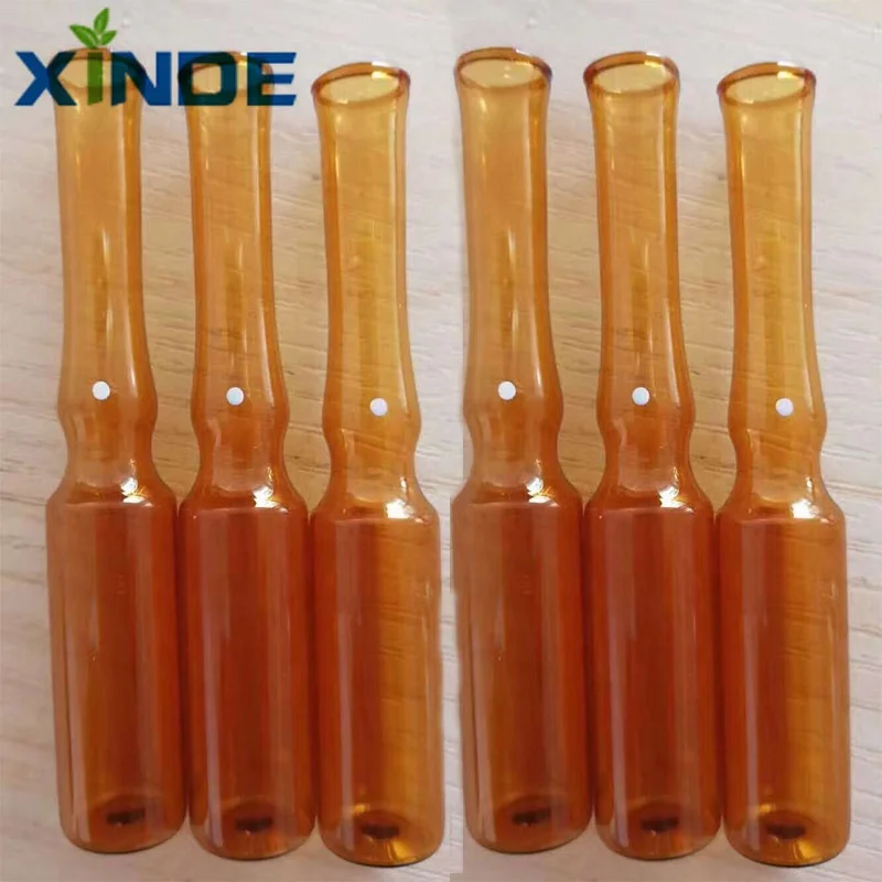 Glass Empty Ampoule Bottle High Quality Cosmetic Lower Borosilicate Steroid Vitamin Clear Ampoules