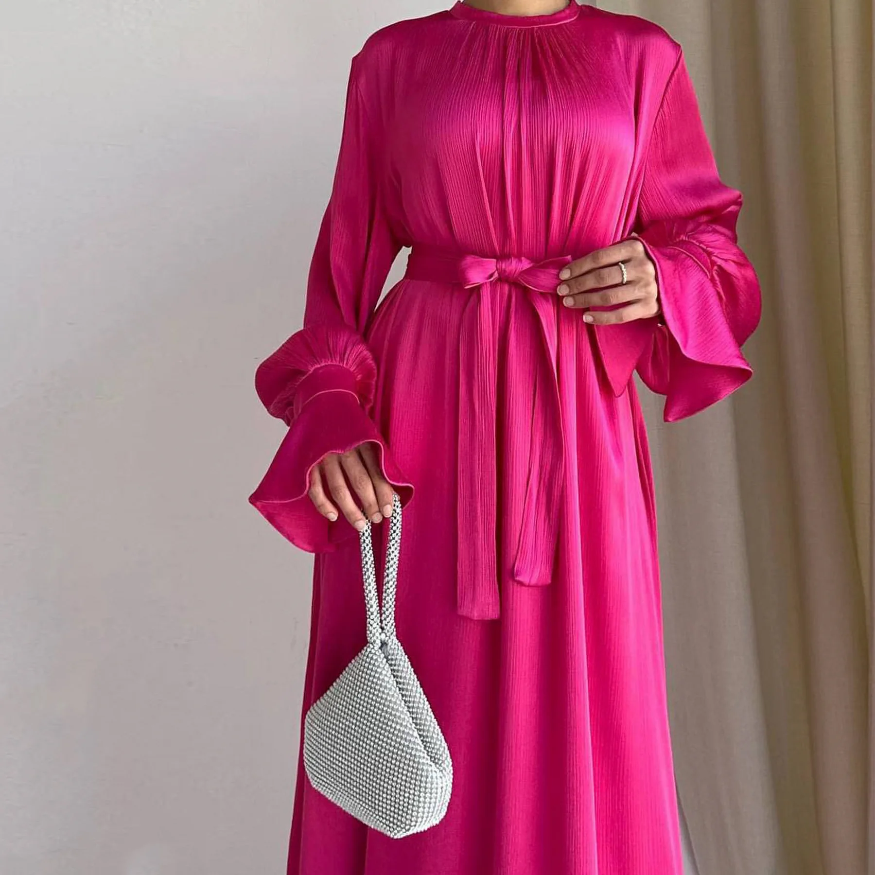 long sleeve maxi dress pakistani Shop Our Long Sleeve Maxi Premium Satin Dress 2024
