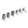 Steel-colored spacer beads