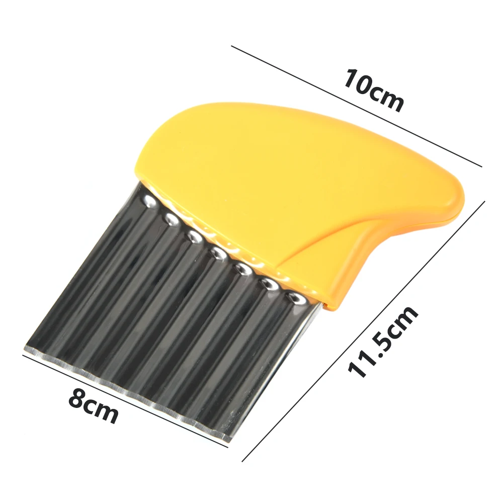 Multifunctional Potato Cutter Manual Stainless Steel Potatoes Cutter Durable Potato Slicer for Chips French Fries Cutter