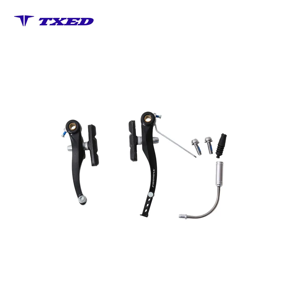 Yinglong Front Aluminum Set 108mm Arm Length 60mm Brake Pad Buffer Stainless Steel Bent Tube Bicycle Brake Lever