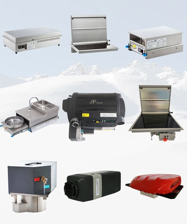 All in One Universal Portable Diesel Air Parking Heater 2KW 12V 24V for Electronic Vehicle Car Bus  