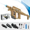 Pistola ad acqua con accessori-marrone