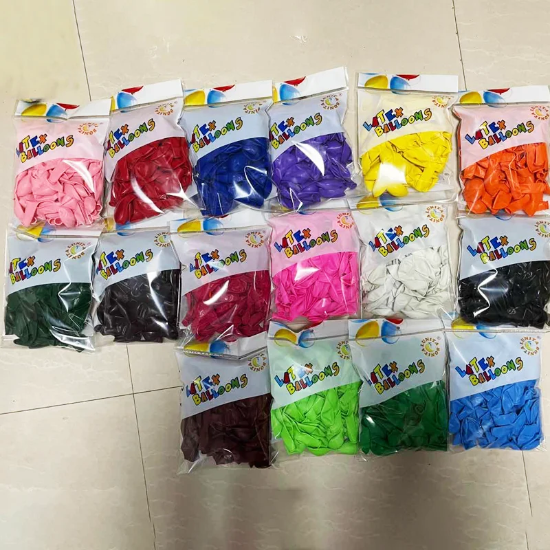 Ama-zon Partners Factory 5 10 12 Inch 2.8g 2.2g Latex Balloons Wholesale Inflatable Custom Helium Party Decoration Balloons