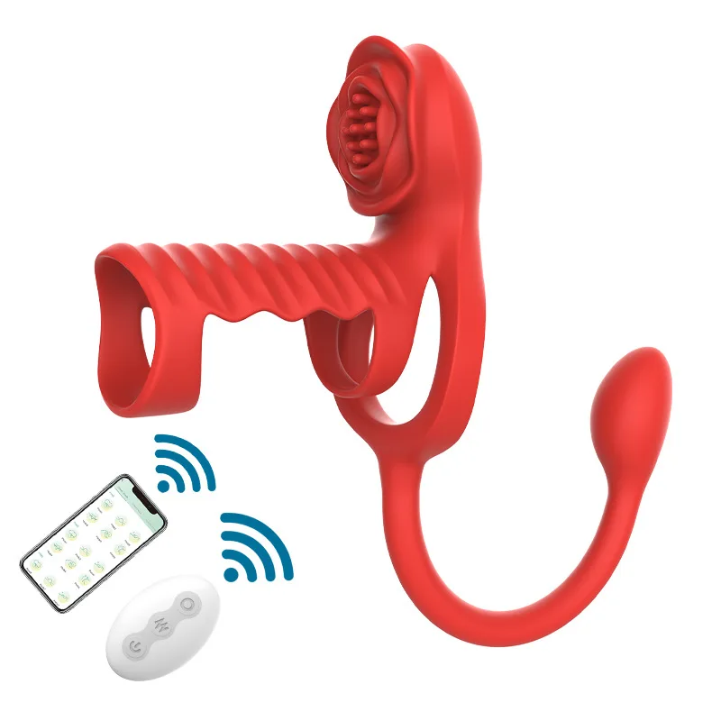 Rose Fine Ring Vibrator für Männer – Sexspielzeug für Paare zur klitoralen Stimulation und für mehr Lust beim Masturbieren_voghion.com