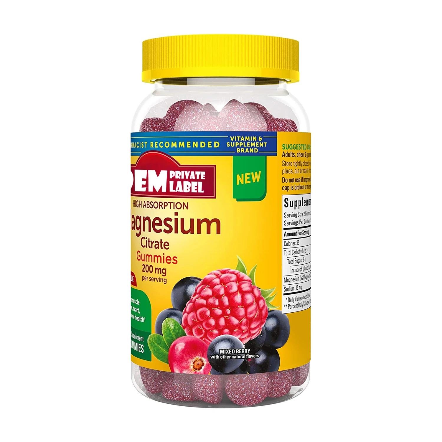 High Absorption Magnesium Citrate Gummies Promotes Healthy Relaxation