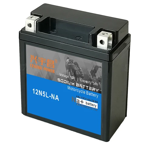 Sodium Ion Battery Motorcycle Battery YT5-NA Replace YTX5L-BS