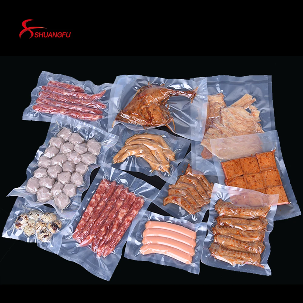 Buy Wholesale China Custom Printed Plastic Heat Seal Food Saver Frozen Vacuum  Sealer Bags Packaging & Food Vacuum Bag at USD 0.04