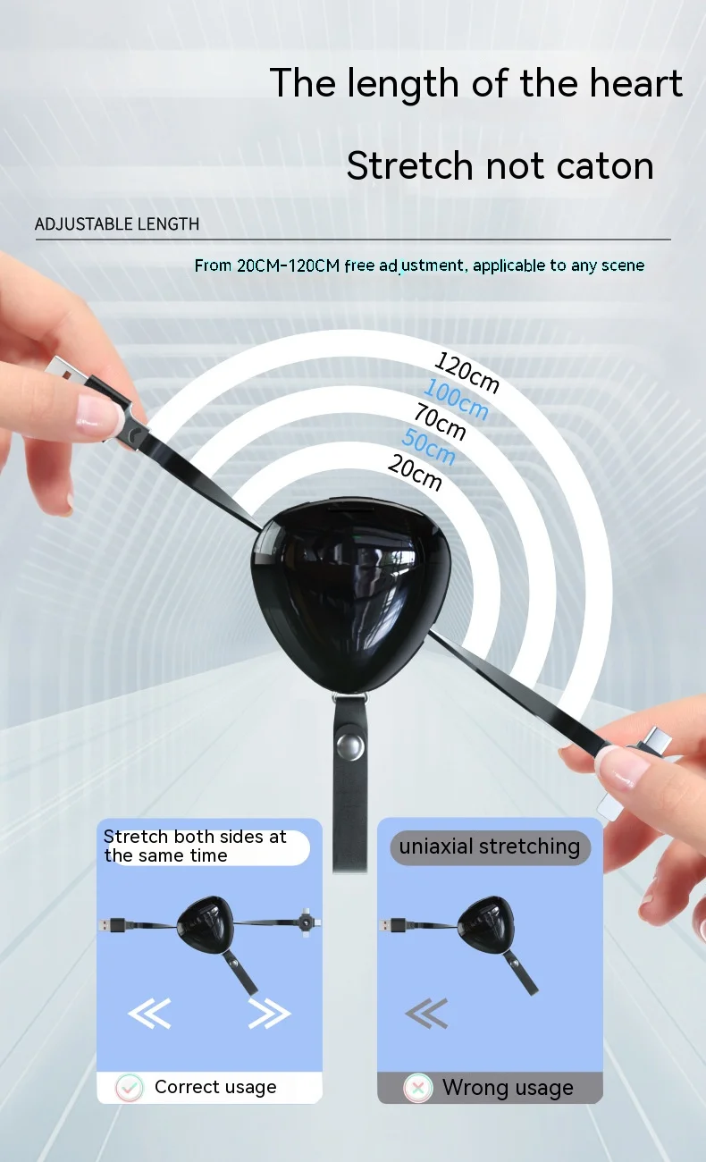 3-in-1 data cable storage