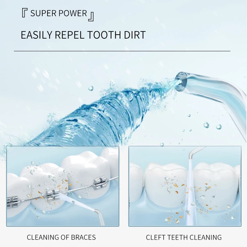 Home Use Irrigator Professional Rechargeable High Pressure Pick Toothbrush Mouth Cleaner Oral Care Smart Water Flosser