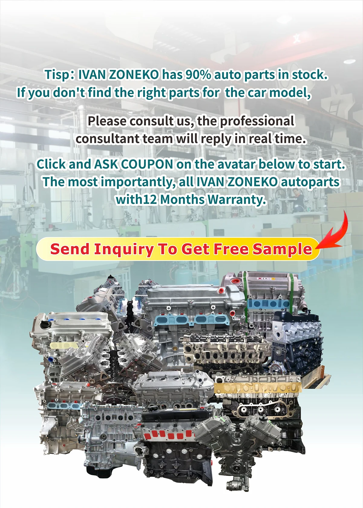 Japanese Engine Assembly - Ivanzoneko Offers 1KD, 2KD, 2TR, 1TR Parts