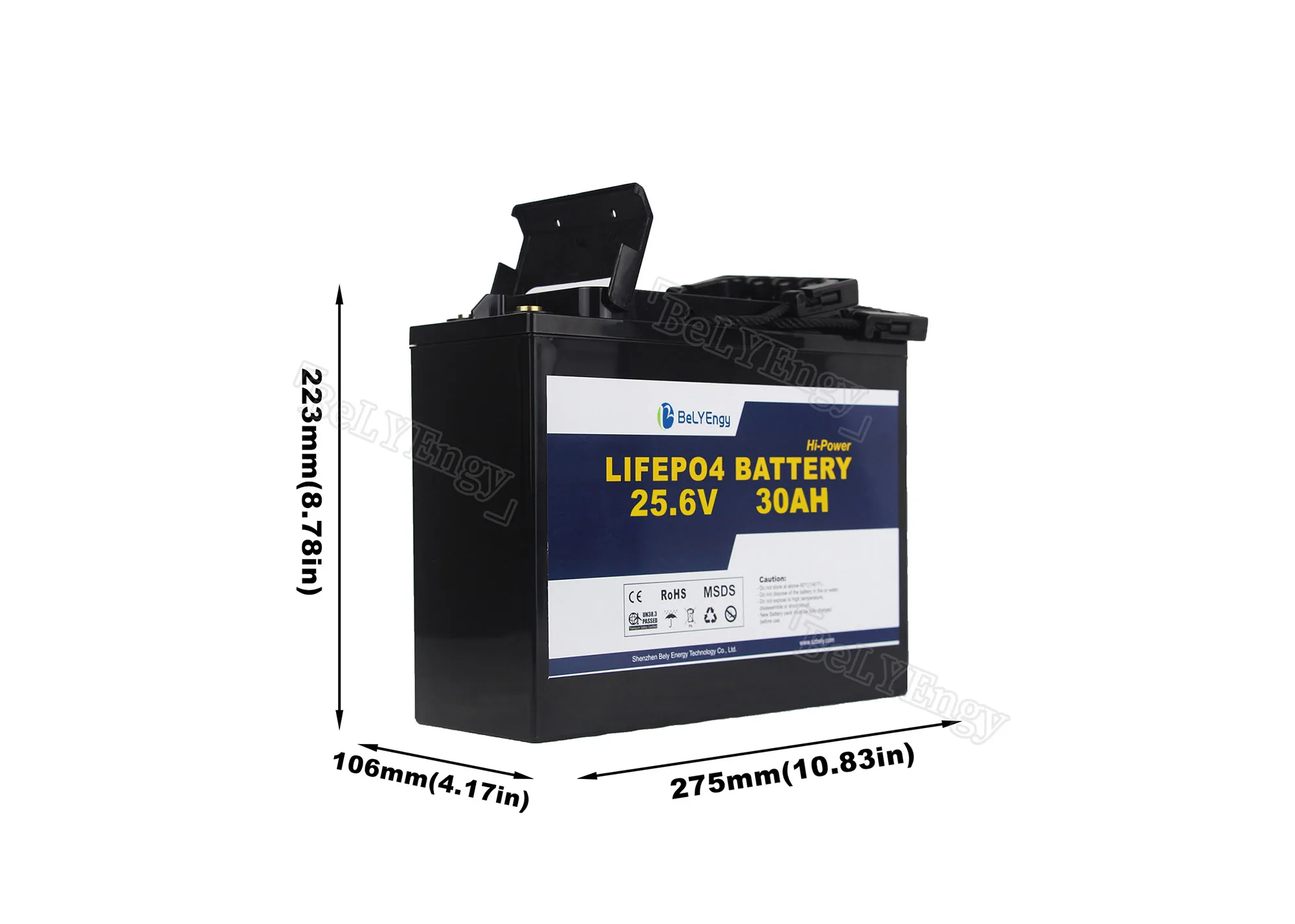 Energy Storage Battery 24V 50AH with Bluetooth App and Self Heating
