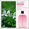 A bottle of gardenia flowers