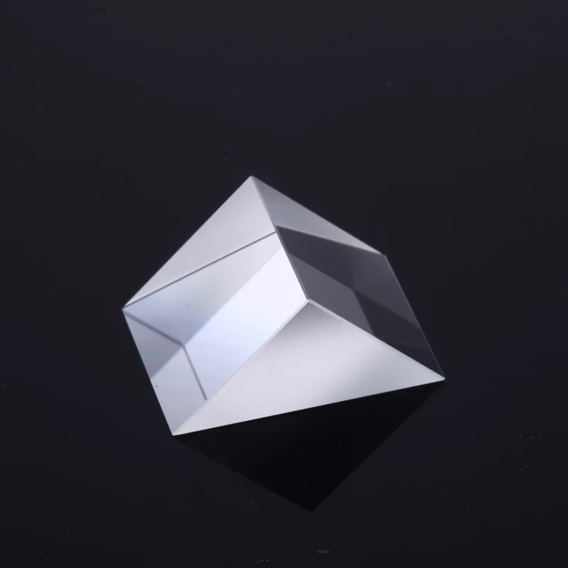 Cheap Right Angle Prism Customized Optical Glass 90 Degree Mirror Refraction Right Angle Triangular Prism Dispersive Prism