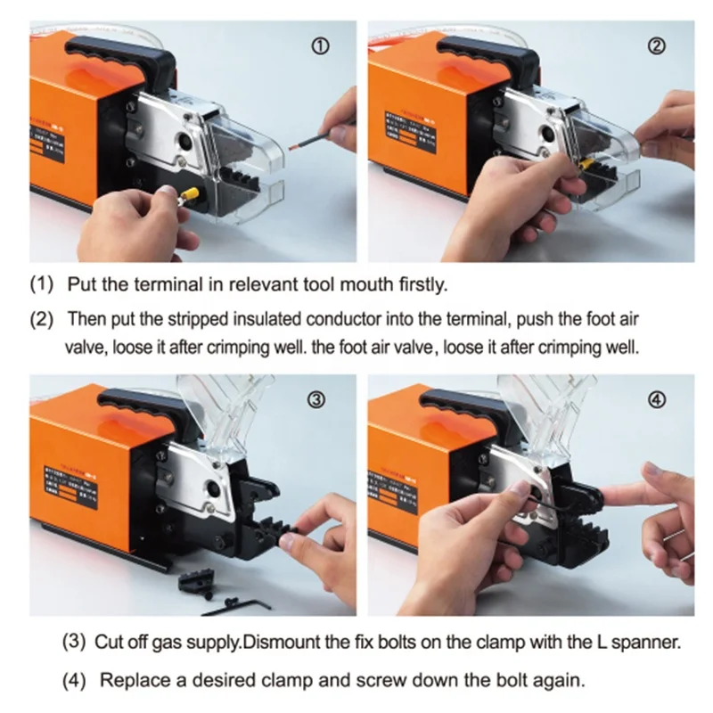 Factory directly sell Small pneumatic Am-10 terminal crimping machine