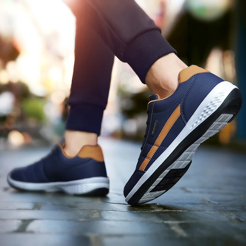 Men's Shoes Wholesale High Quality Foot Protection Flat Shoe Slow Walking Leisure Safety Fitness Shoes