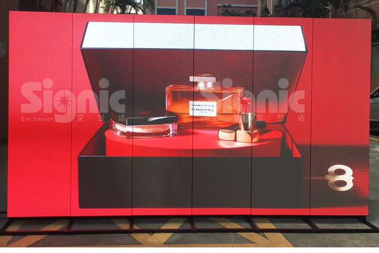 P2 P2.5 P3mm Indoor Outdoor Advertising Full Color Flexible Installation Billboard Floor Standing LED Poster Screen for