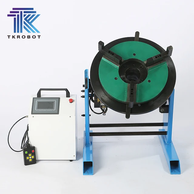 Mini Portable Automatic Welding Rotary Table Positioner 10kg Small Payload with Fixture Chuck 1 Axial Rotator Motor Engine