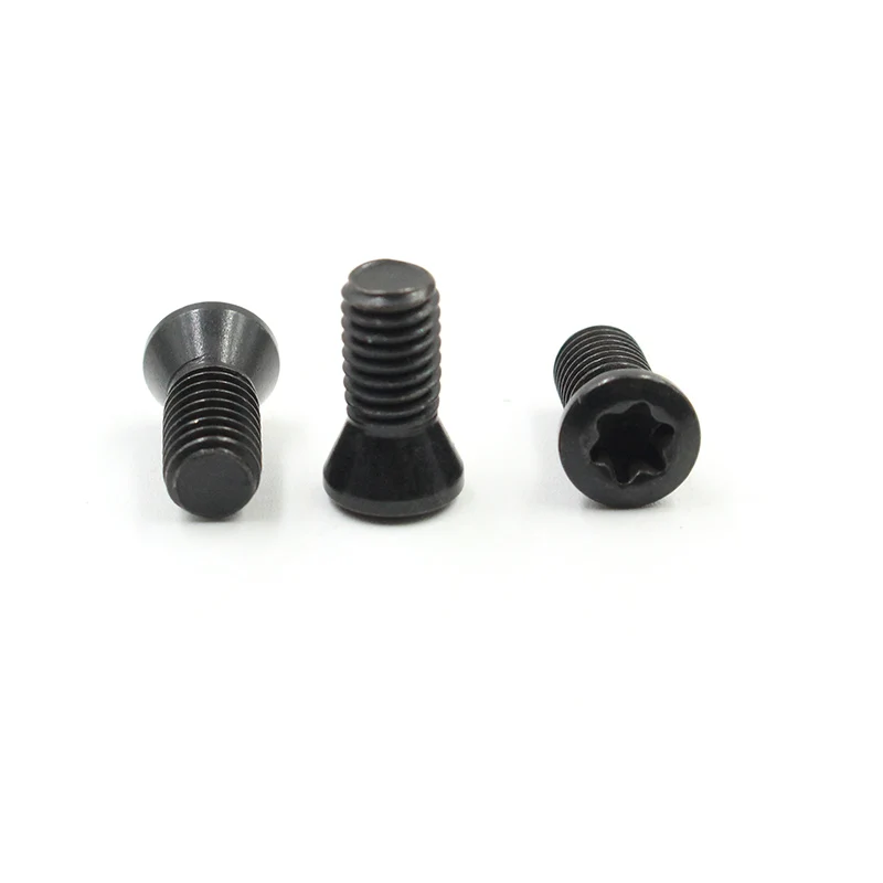 מותאם אישית 6-48 טורקס T6 T8 T10 פליז אוקסיד שחור CNC תיבת הכנסה M4 סגסוגת מחליף פליז שקוע ברג