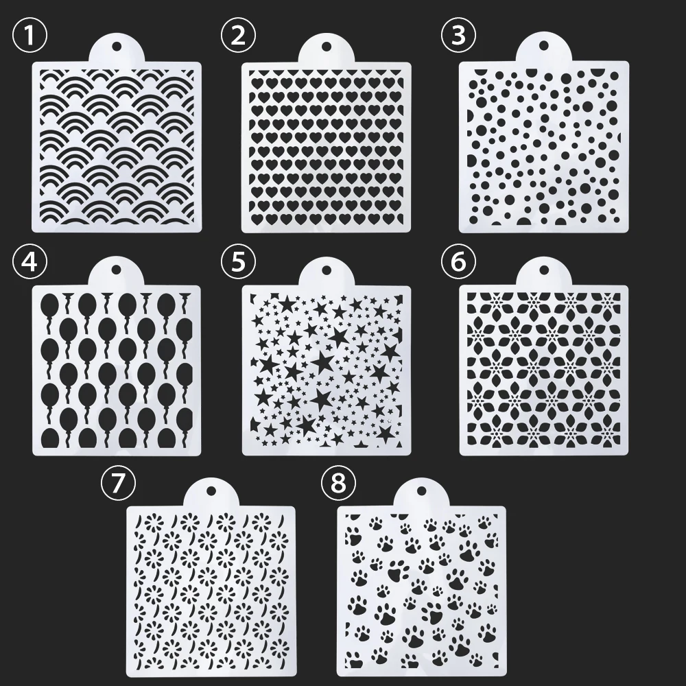 Templates Food Decorating Stencils Cookie Stencil For Baking