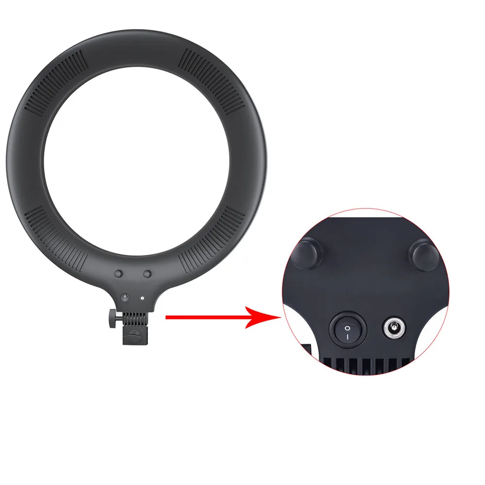 18 Inch Photography Circle Selfie Ring Light With Tripod Stand And Phone Holder Led Ring Light For Makeup