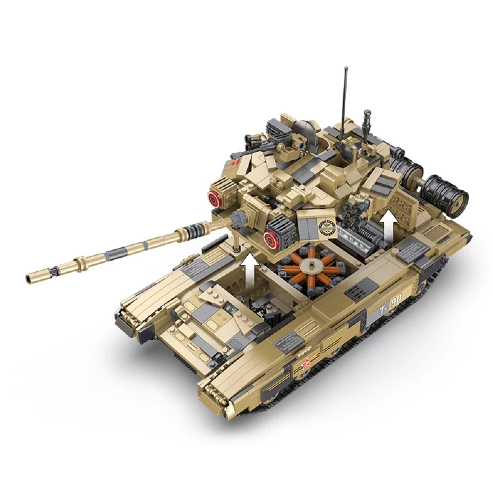 Cada 1722PCS T90 RC Army Tank Technical Building Blocks Brick Learning  Educational RC assembling military Tank Toy for Children| Alibaba.com