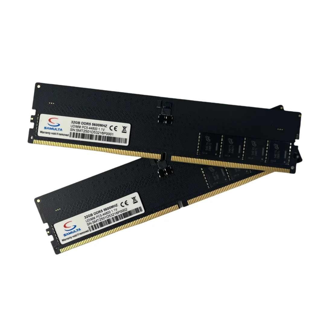 32GB DDR5 ECC 6000MHz Fully Compatible Desktop PC Gaming Memory Original Chipsets Single Stick 