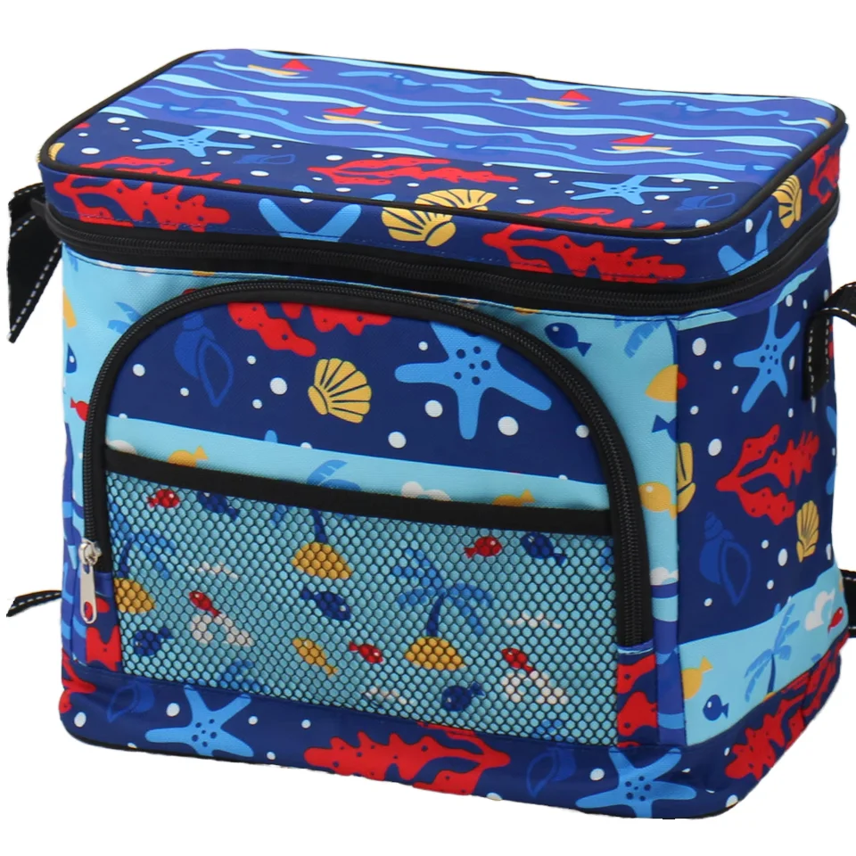 Reusable PEVA Liner Cooler Bag for Outdoor Camping for Kids Tarpaulin Insulated Cooler Bag