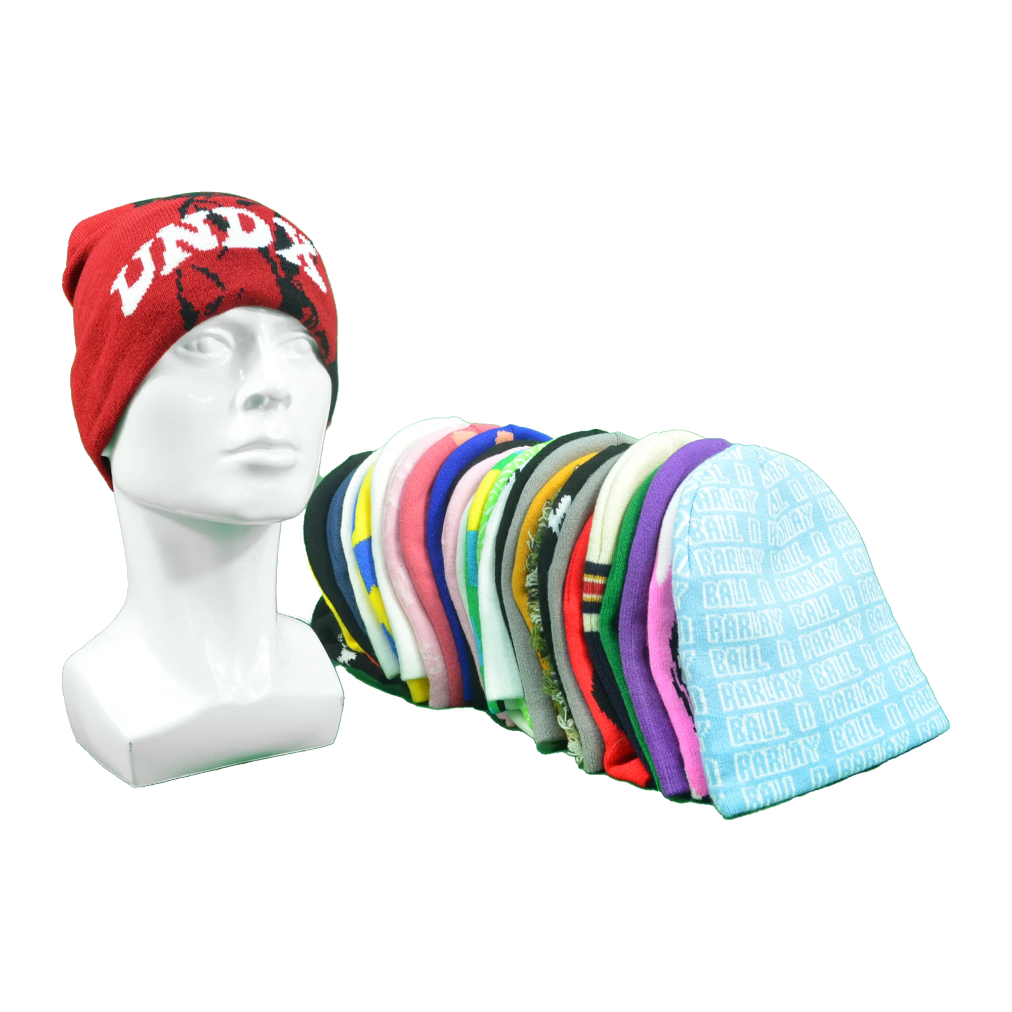 Recommend Beanie Hats Custom Flame Pattern Jacquard Knit Beanie Keep Warm Multicolor Skullies Beanies