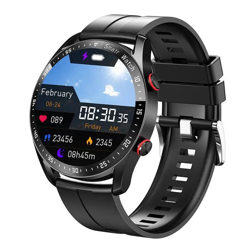 2024 HW20 Смарт-часы ECG + PPG деловой ремешок из нержавеющей стали Bluetooth Talk водонепроницаемые I9 для мужчин