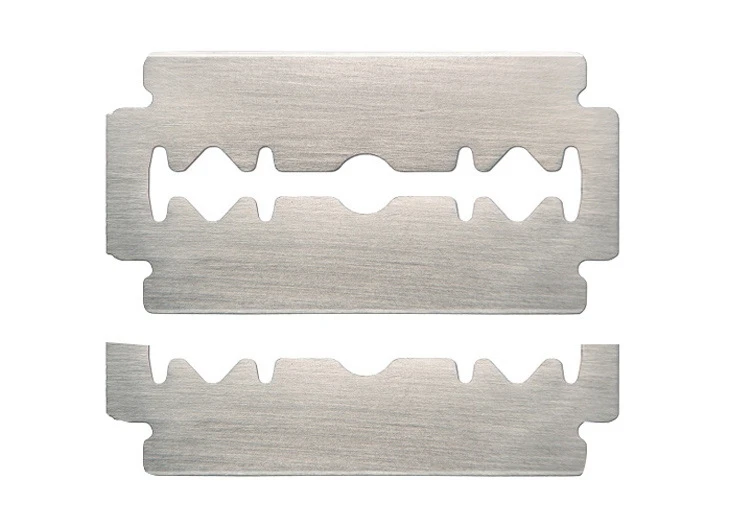 Straight Razor Black Gold Metal Barber Slide Salon Manual Shaver Double