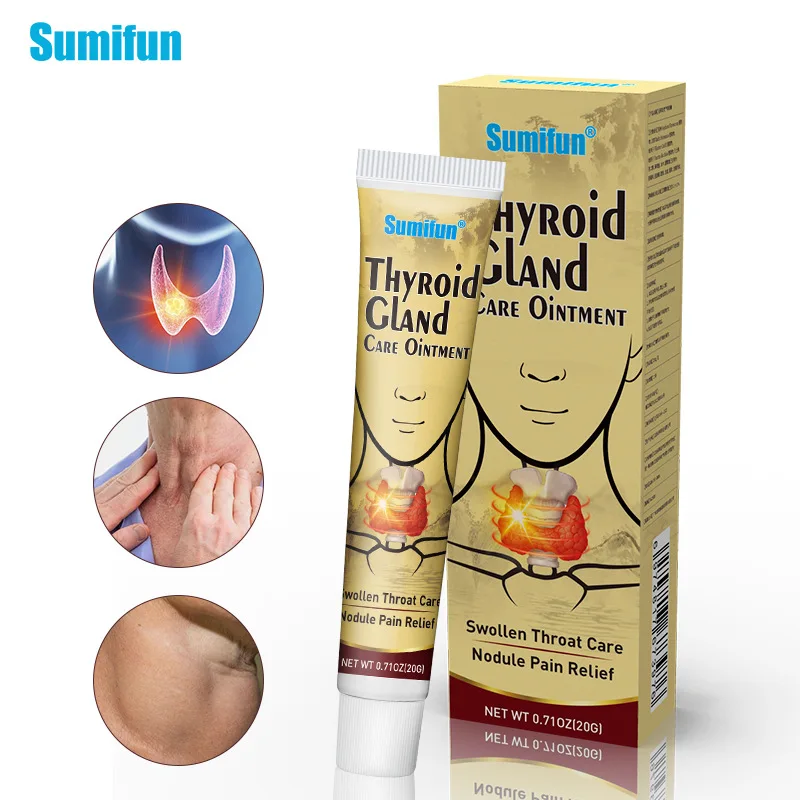 Sumifun Thyroid Gland Care Ointment Swollen Throat Care Nodule Pain