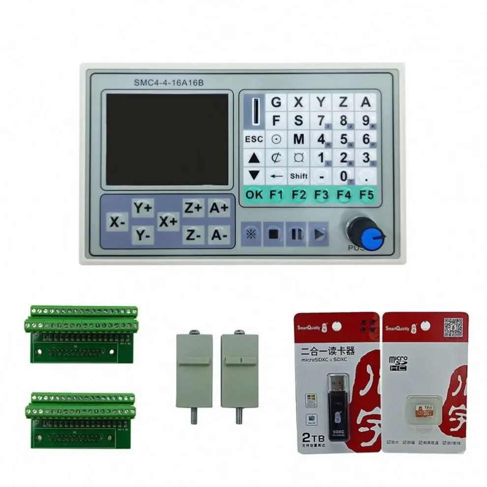TEBAK SMC4-4-16A16B CNC Motion Controller 50KHZ CNC 4 Axis Offline Controller for CNC Carving Machine Control System
