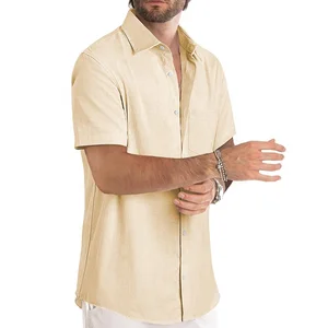 Solid Color Luxury One-Piece Set Swimwear Beachwear Men Sexy Men'S Beach Casual Short-Sleeved Suit Swimsuits for Men